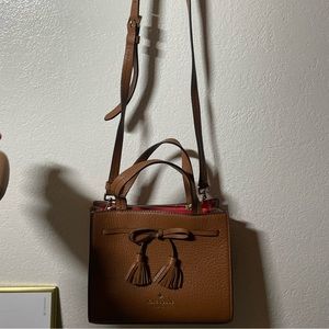 Brown/ gingerbread ♠️ Kate Spade ♠️ mini satchel
